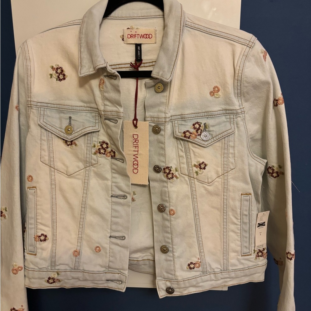 Anthropologie Driftwood Denim Jacket NWT - Picture 4 of 4